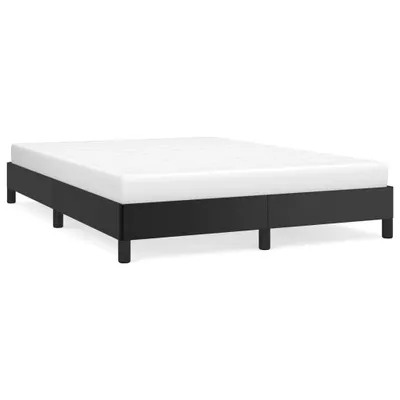 Zdjęcie produktu dla Rama Łóżka, Czarne, 140X190 Cm, Obite Sztuczną Skórą Lumarko!