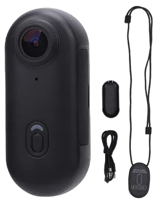 Obrázok produktu pre Akčná kamera s magnetickou pružinovou svorkou na šnúrku, jednoduchá montáž, 4K fotografie, 1080p video, prenosné vlogové POV nahrávanie pre cyklistiku, motocyklistiku