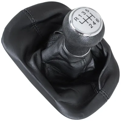 Obrázok produktu pre VW Passat B5 FL 00-05 STRIEBORNÁ hlavica radiacej páky + manžeta radiacej páky s rámom 6 RÝCHLOSTÍ