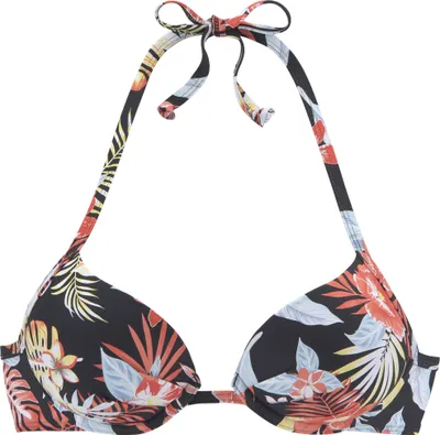 Produktbild von s.Oliver Push-Up-Bikini-Top Marika schwarz-bedruckt Größe 38 Cup C