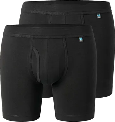 Produktbild von Schiesser 2er Pack Long Life Baumwolle Long Short / Pant Etwas längere Beinform und Eingriff für hohen Tragekomfort, Komfortabler Bund mit kleinem Serien-Logo, Reduzierte Pilling-Bildung und glatte gleichmäßige Oberfläche