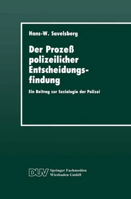 Obrázok produktu pre Der Prozeß polizeilicher Entscheidungsfindung