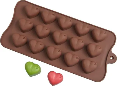 Produktbild von Silikonform für Pralinen, Eiscreme und Desserts HEART