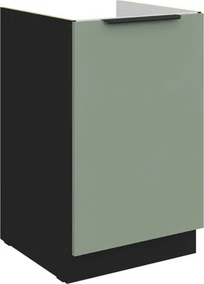 Immagine prodotto di Mobile sottolavello LUNARA - larghezza 50 cm, verde / nero