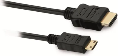 Image de S-Conn HDMI Mini-HDMI 2m Câble HDMI HDMI type A (standard) HDMI type C (mini) Noir (77472-2)