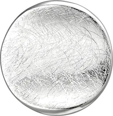 Produktbild von Anhänger aus 925 Silber eismatt gewölbt rund Halsschmuck rhodiniert