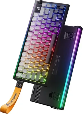 Produktbild von MAMBASNAKE x Attack Shark R85HE 75% Kabelgebundene Gaming-Tastatur, Magnetische Schalter, 8000Hz, 0,08ms Latenz, RGB, QWERTY, E-Sport Keyboard