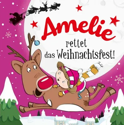Produktbild von Namens-Weihnachtsbuch - Deine persönliche Weihnachtsgeschichte mit Namen Amelie