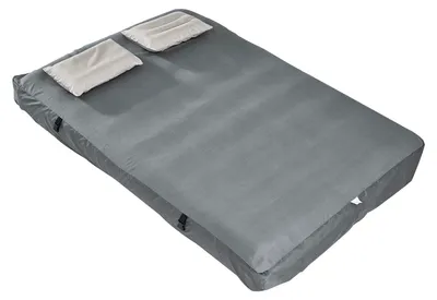 Produktbild von SoBuy Sonnenliege Wasserdichtes Campingbett Aufblasbare Liege mit Kissen Grau Modern OGS32-II-L-HG-P01
