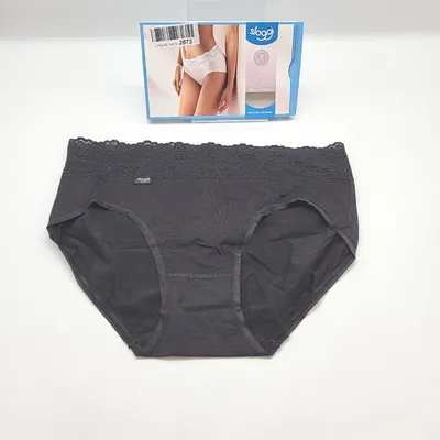 Obrázok produktu pre sloggi Dámske nohavičky Romance Midi Black 42 Knickerbocker Dámska spodná bielizeň