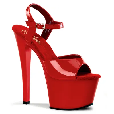 Produktbild von SKY-309 Damen Sandale von Pleaser, Rot , EU 36, US 6