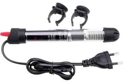 Immagine prodotto di Riscaldatore per acquario - Riscaldatore a barra - 50 W - 60 litri - Temperatura regolabile da 20 a 34 gradi