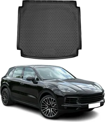 Imagen del producto de Alfombrilla para maletero OMAC para Porsche Cayenne 9YA, modelos 2017-2023, de goma, color
