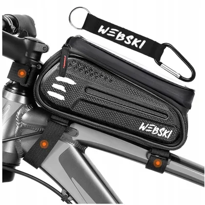 Produktbild von Webski Fahrradtasche Lenker Wasserdicht Smartphone Halterung