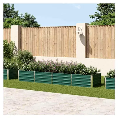 Produktbild von Garten-Hochbeet aus verzinktem Stahl 320x80x45 cm