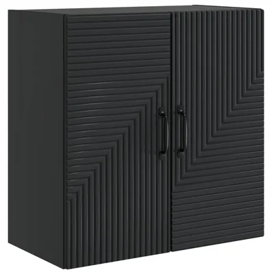 Produktbild von Wandschrank Schwarz 59 x 31 x 60 cm Holzwerkstoff