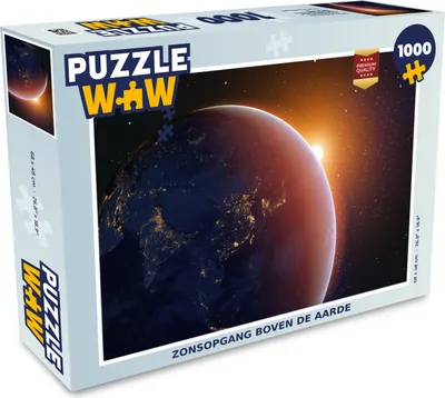Obrázok produktu pre MuchoWow® Puzzle 1000 ks Východ slnka nad zemou