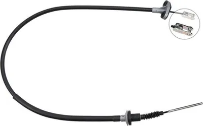 Productafbeelding van Kabelbediende koppeling, 1.050 mm, met ABS, geschikt voor onder andere de DAEWOO MATIZ