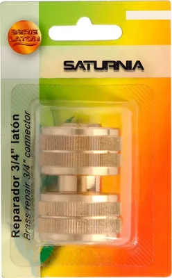 Produktbild von Messing-Reparaturgerät für 3/4"-Schläuche. Blister 1 Stück