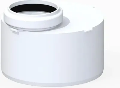 Immagine prodotto di REHAU RAUPIANO PLUS, tubo di transizione, corto, DN 110/50, 1 pz.