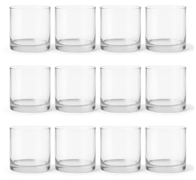 Produktbild von Kerzenhalter aus Glas, 12er Set, H 10 cm, Ø 10 cm, für Votiv- und Teelichter