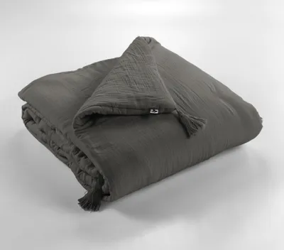 Produktbild von Steppdecke 150 x 150 cm GAÏA Granit