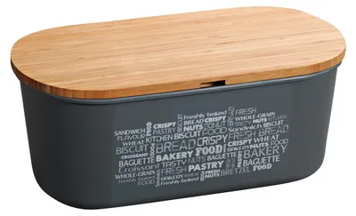 Zdjęcie produktu dla Pojemnik na chleb Kesper szary 34cm