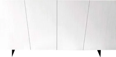 Immagine prodotto di Milani Home - Mobile Tv Porta Tv Cm 180x50x87 H Abete Spazzolato Bianco 4 Ante Per Soggiorno Sala Salotto Ufficio Camera Da Letto - Bianco