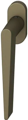 Produktbild von FSB Fenstergriff 34 1005 ovale Rosette 27 x 62, Aluminium mittelbronzefarbig