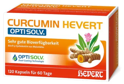 Obrázok produktu pre Kurkumín Hevert Optisolv Kapsule 120 kapsúl