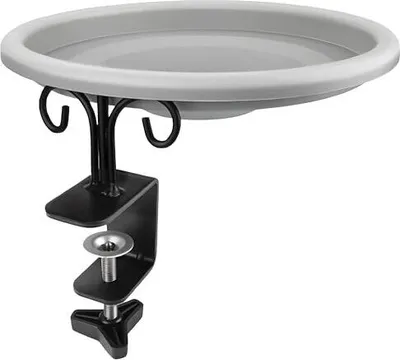 Produktbild von WILDLIFE FRIEND, Vogeltränke hängend für Balkongeländer, frostsicher, Vogeltränke Balkon, (Ø 30cm) - Transportschaden Kosmetisch