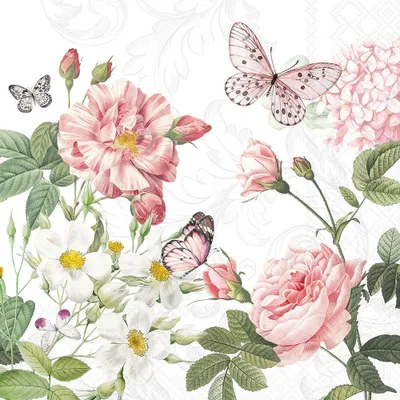 Produktbild von Servietten 33x33 cm - Amelia white