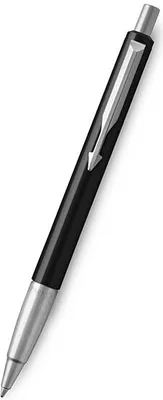 Produktbild von Parker 2025442, Anklippbarer versenkbarer Stift, Schwarz, Edelstahl, Blau, Kunststoff, Edelstahl, Edelstahl, Medium
