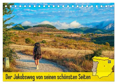 Produktbild von Der Jakobsweg von seinen schönsten Seiten! (Tischkalender 2027 DIN A5 quer), CALVENDO Monatskalender