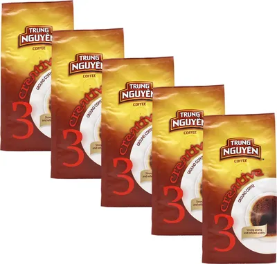 Produktbild von 5x250g Trung Nguyen Creative 3 Vietnam Kaffee Arabica gemahlen