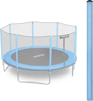 Produktbild von Trampolin-Aufsatzpfosten mit Außennetz 8-15 Fuß blau Neo-Sport