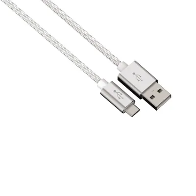 Produktbild von Hama 1m, USB2.0-A - USB2.0-Micro-B, 1 m, USB A, Micro-USB B, USB 2.0, Männlich/Männlich, Weiß