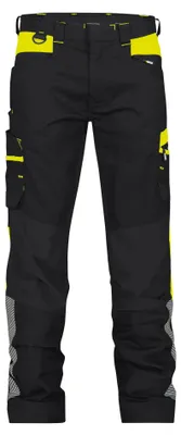 Produktbild von Dassy Stretch-Arbeitshose Hong Kong PESCO41 201099 PLUS Gr. 53 schwarz/neongelb