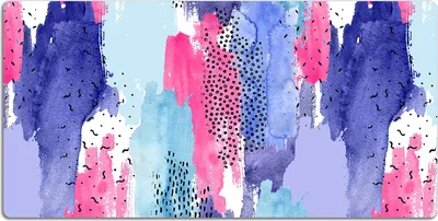 Produktbild von Schreibtischmatte Tischunterlage 120x60 cm Mauspad - Abstraktion Aquarell.