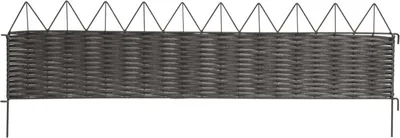 Produktbild von Beeteinfassung aus Rattan mit Zacken