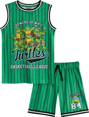 Immagine prodotto di Teenage Mutant Ninja Turtles - "Fogne di N.Y.C." Ragazzi Basket NS9598 (140) (Verde)