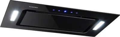 Zdjęcie produktu dla KlarsteinHektor, okap kuchenny, okap, 52 cm, 530 m³/h, LED, panel dotykowy, timer, szkło