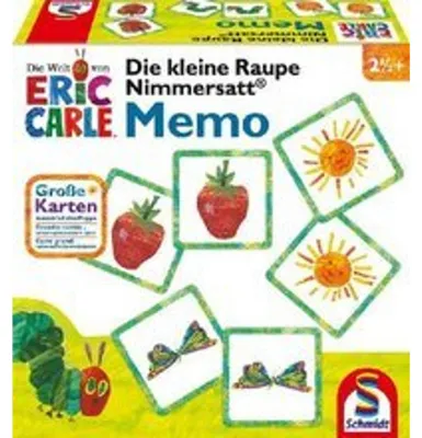 Obrázok produktu pre Schmidt 40455 Die kleine Raupe Nimmersatt Memo Kinderspiel ab 2 Jahren