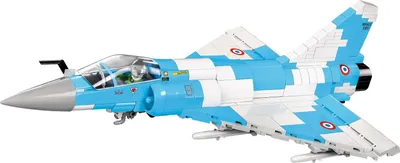 Produktbild von Konstruktionsspielzeug Bausteine Flugzeug COBI 5801 Mirage 2000-5 französisches Kampfflugzeug 400 hochwertige Elemente+ Mauspad von Juminox Gratis