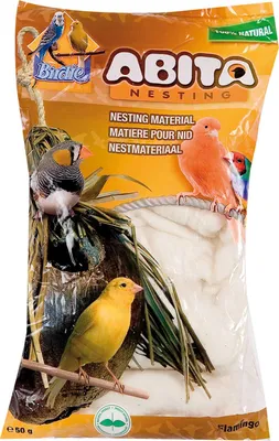 Productafbeelding van Flamingo 102152 - Nestmateriaal Abita - Katoen, 50 gram