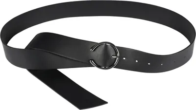 Produktbild von styleBREAKER Damen Einfarbiger Taillengürtel mit Schließe in Hufeisen Form, Unifarben, Hüftgürtel, Onesize 03010120