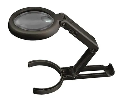 Zdjęcie produktu dla Lupa ręczna Krick LED 5x ze składanym stojakiem