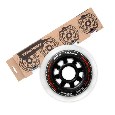 Produktbild von Rollen für Inlineskates RADICAL Serie 84x24mm 84A Härte schwarz 4er Set