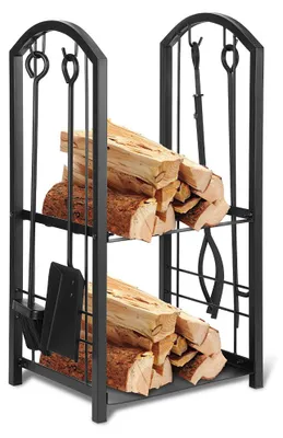 Produktbild von Peviasot Kaminholzregal Brennholzregal 120kg Feuerholzregal Kaminholzständer Stapelhilfe