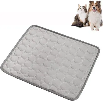 Produktbild von Famanu Kühlmatte für Hunde und Katzen - Selbstkühlend, Wasserfest und Rutschfest für Zuhause und Unterwegs